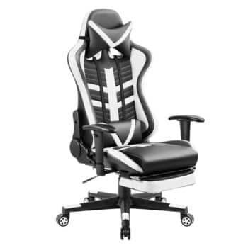 Homall Executive Desk Ergonomic High-Back Gaming Chair with Footrest