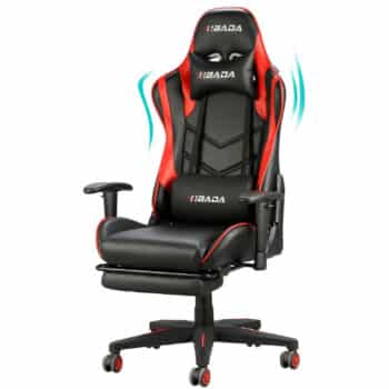 Hbada Ergonomic High-Back Gaming Chair with Footrest