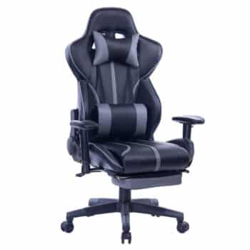 Blue Whale Ergonomic Gaming Chair with Footrest