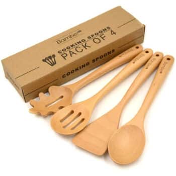 Bamber 4 Pieces Wooden Spoons