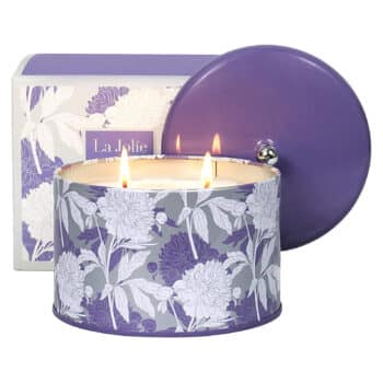 LA JOLIE MUSE Lavender-Scented Candle, Long Burning Time