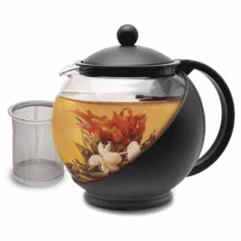 Primula Half Moon Glass Teapot, Dishwasher Safe